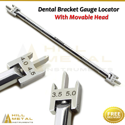 Orthodontic Bracket Height Positioning Gauge Dental Orthodontists Braces Bonding