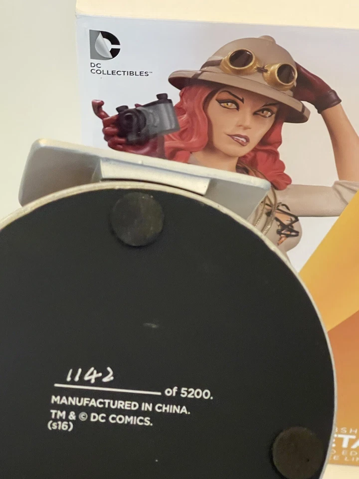 Estatua Cheetah DC Collectibles Bombshells LE 10,7" Barbara Minerva #1142/5200 Foto 2 de 2