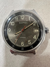 Orologio meccanico sovietico vintage VOSTOK uomo URSS 17 gioielli