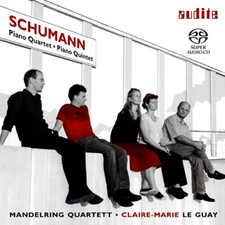 Schumann Piano Quartet  Quintet MANDELRING QUARTETT LE GUAY Orig Audite SACD