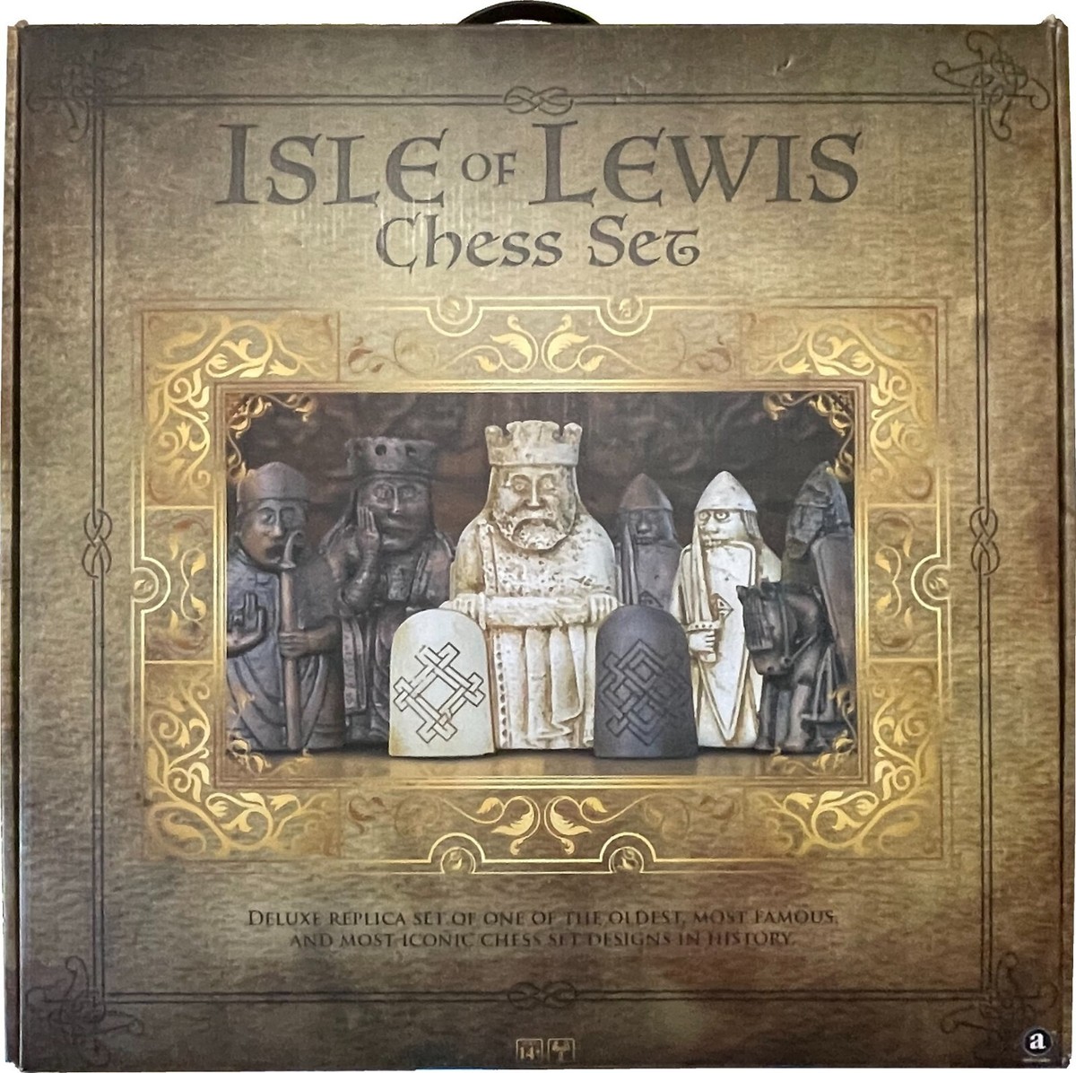 Ambassador Isle of Lewis Deluxe Replica Historic Chess Set