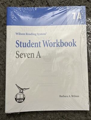 WRS STUDENT WORKBOOKS 7-12 A SET By Wilson Reading System  (NEW) 3rd ed