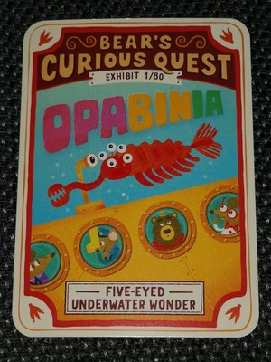 YOYO BEARS CURIOUS QUEST EXHIBIT 26//80 DESMODIUM GYRANS TRADING CARD
