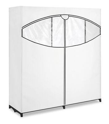 Whitmor 60 Inch Extra Wide Closet Storage Organizer with Zipper and Window