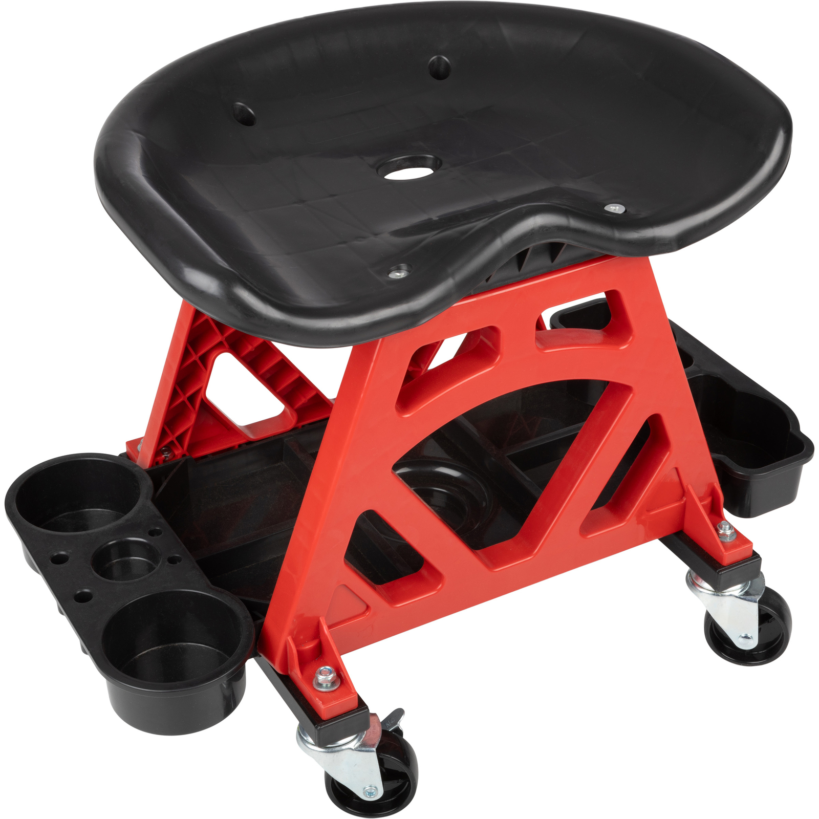 Creepers Automotive Stool Chair - Mechanic Stool With Wheels And Tool Storage