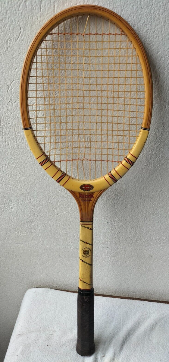 RACCHETTA DA Tennis MAXIMA AUDAX d'epoca In legno - PERFETTA EUR 18,00