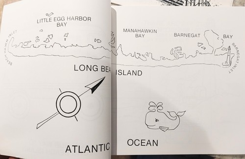 Lot of 3 Vintage Long Beach Island Activity Coloring Book 1986 NJ Clark Holm - Picture 4 of 5