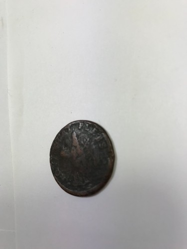 St. Patrick's Halfpenny Charles II c1650 - 1670 Very Good to almost Fine - Picture 9 of 9
