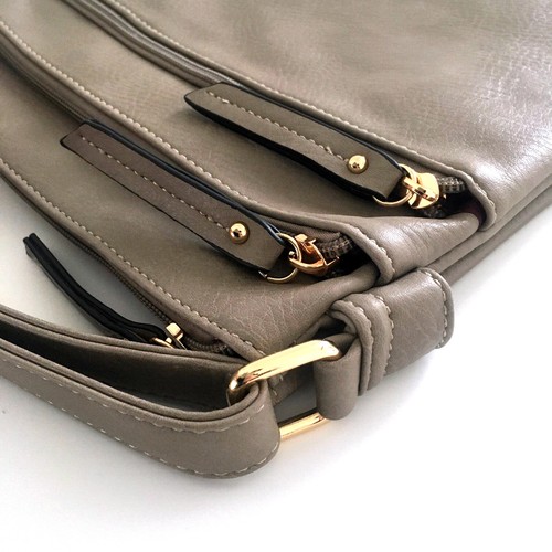 Cross Body Bag Ladies Over Shoulder Messenger Satchel Multi Compartment - Picture 246 of 832