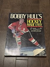 Bobby Hull Signed Hockey Made Easy Book Inscribed