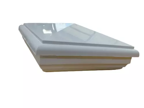 Fencing Cap New England Cover for 127mm 5 Inch Posts white 25 Pack PVC Post Caps - Picture 3 of 5
