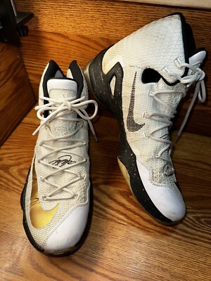 Nike Lebron James Elite 13 XIII White/Metallic Gold/Black 831923