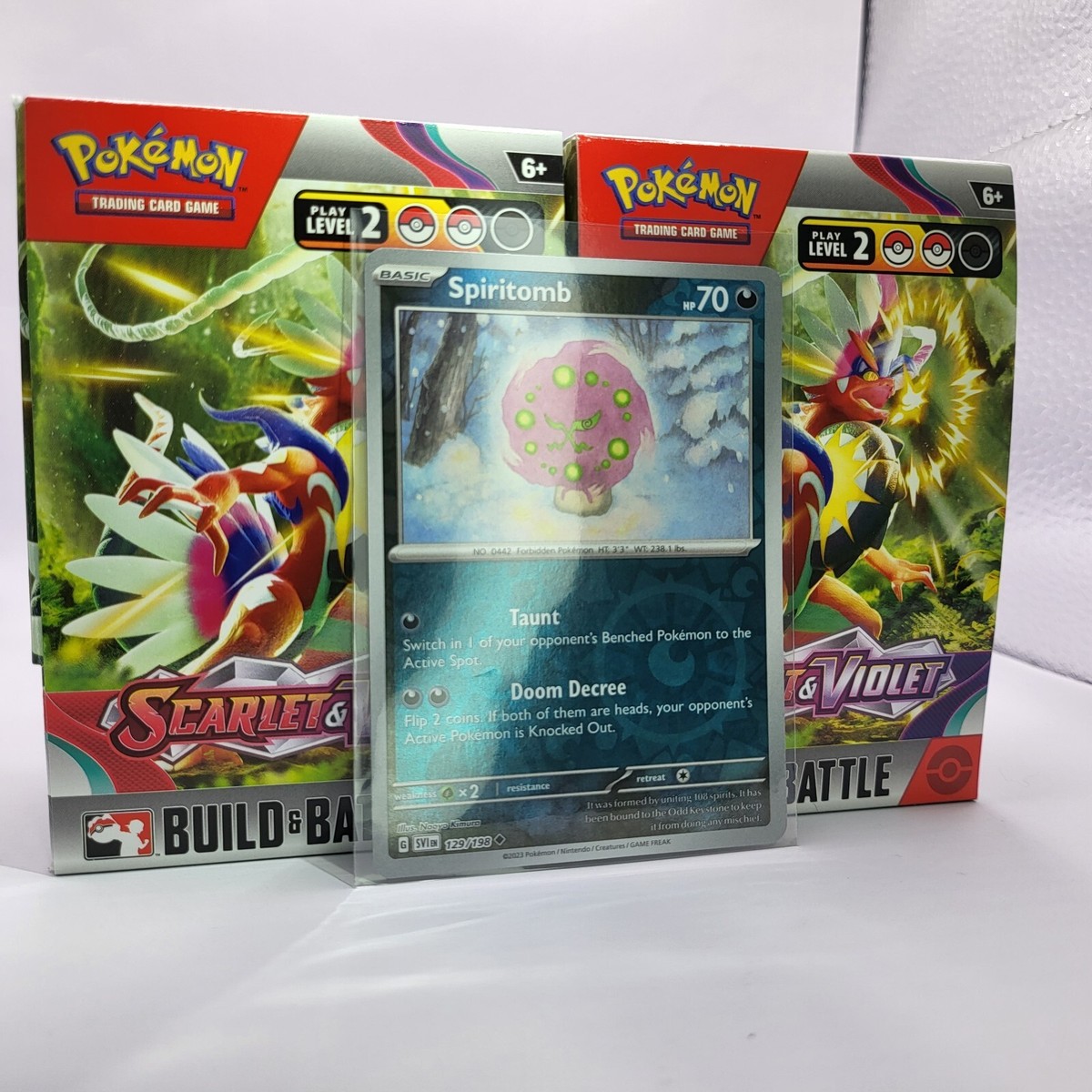 Pokemon : SV SCARLET & VIOLET SPIRITOMB 129/198 UNCOMMON REVERSE