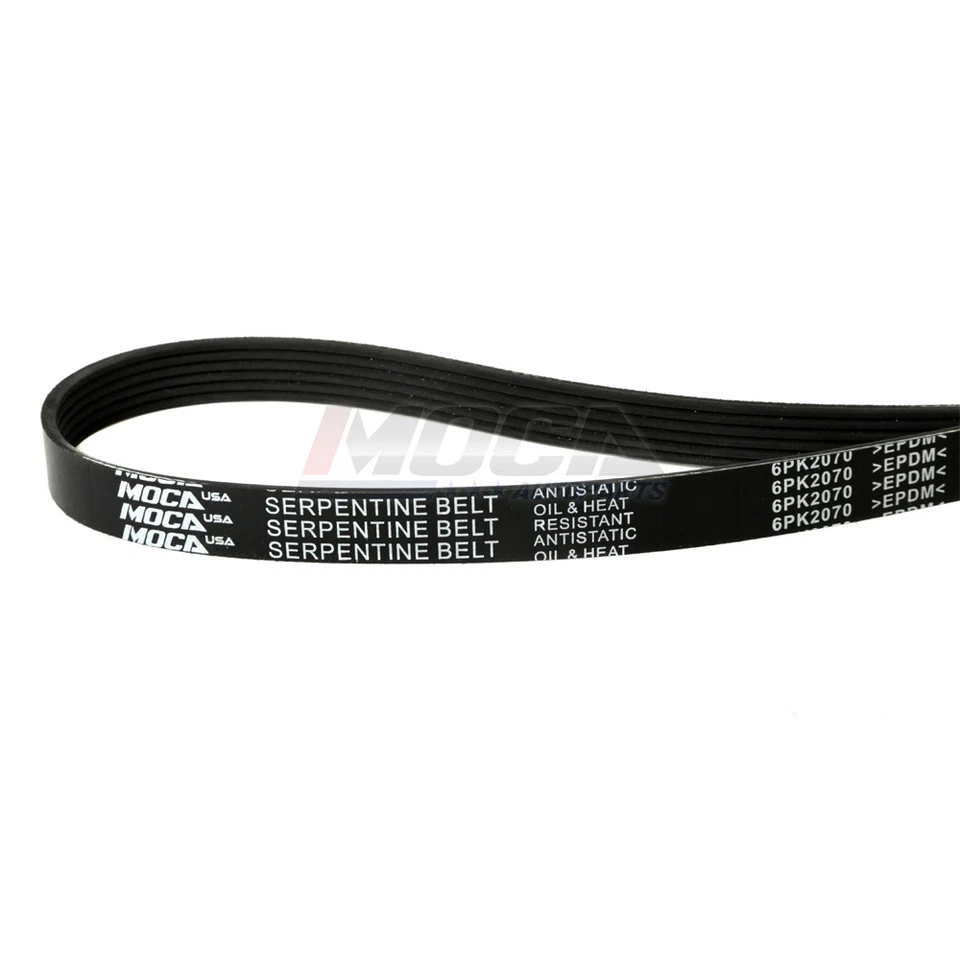Cinturón Serpentine para Chrysler Dodge Ford Mercury 2.5 3.0 4.0 4.6 6.1L 6PK2070  Foto 3 de 4