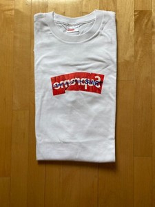 Supreme Comme Des Garcons Cdg Shirt Box Logo Tee White Ss17 Size Large Authentic Ebay