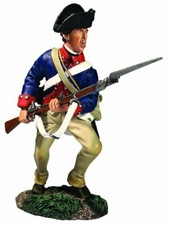 Continental Line Charging 2, 1777-1787 16052 W. Britain Toy Soldier Miniature