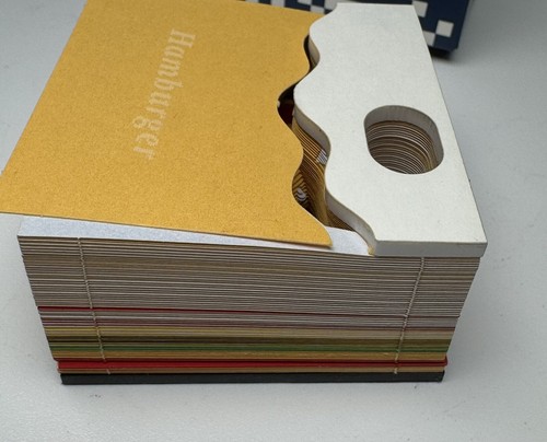 3D Note Paper Notizzettel mit Stiftehalter und 3d Kunst Hamburger Edition 6x6x3 - Bild 5 von 9