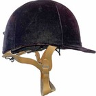 Velvet English Style Riding Hat Merlot Chin Strap Hard Shell