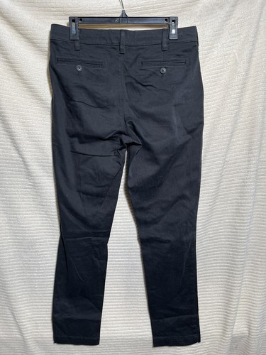 Express Mens Straight Skinny Stretch Jeans Gray Dark Wash Size 30x30 - Picture 9 of 10