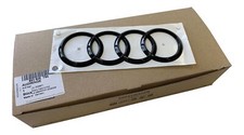 Original Audi Black Edition Rings Logo Black for Audi A6 C5 C6 4F C7 C8 A7 4G