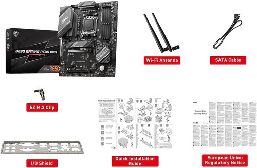 MSI B650 GAMING PLUS WIFI AM5 AMD B650 SATA 6Gb/s ATX Motherboard DDR5 New - Picture 8 of 17