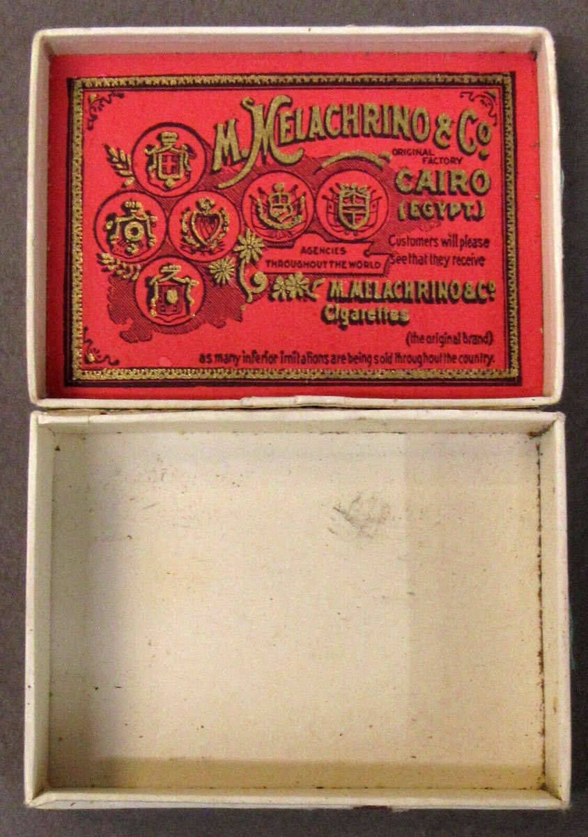malchitti cigarettes vintage M. MELACHRINO & CO. EGYPTIAN empty box Buy Cheap Muratti Cigarettes Online