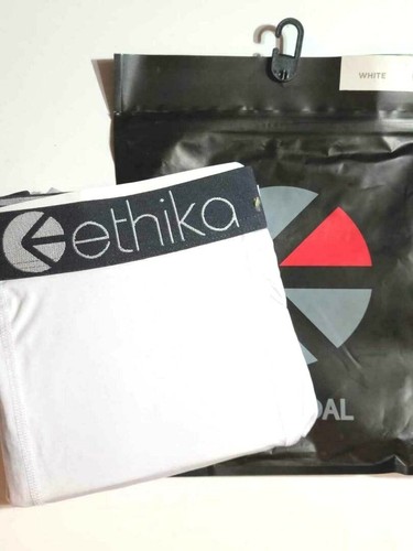 NIP ETHIKA THE STAPLE FIT WHITE MODAL BOXER BRIEF 3XL, XXXL 42-44