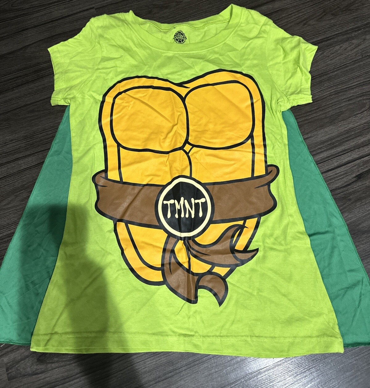 Teenage Mutant Ninja Turtles Shirt with Cape TMNT Nic… - Gem
