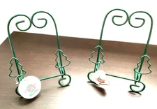 2 PCS Iron Easel Display Stand Plate Holders for Picture Art Painting 9”T