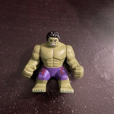 LEGO Hulk Minifigura Vengadores Era de Ultrón Pantalones Púrpura Figura Grande 76031 76041