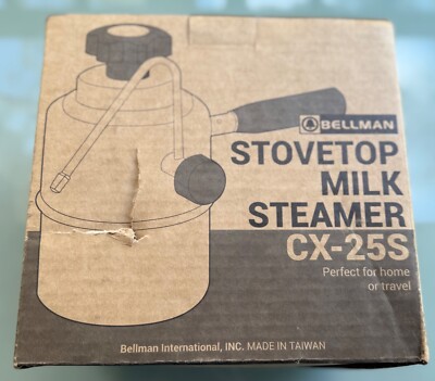 Bellman CX-25S Milk Frother Stovetop Steam Maker Stainless Steel Manual