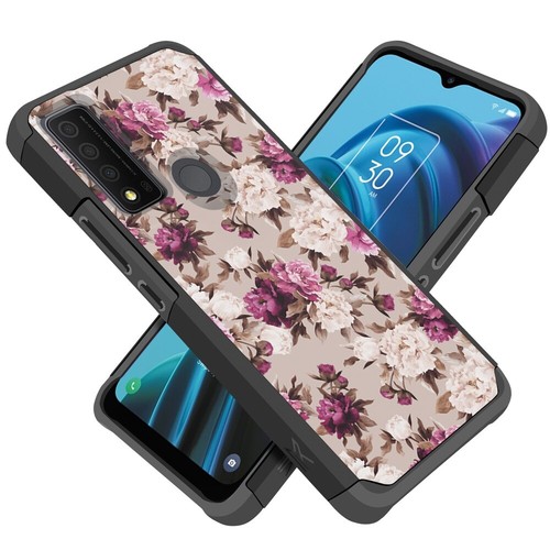 For TCL 30 XE 5G Design Pattern Slim Hard PC + TPU Hybrid Shockproof Case Cover - Picture 2 of 31