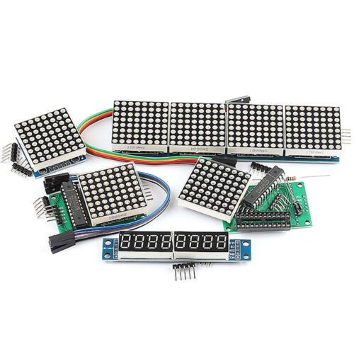 MAX7219 8x8 8x32 Control Driver LED Dot Matrix Display Module Anzeigen DIY Red - Picture 5 of 22