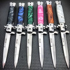 9" Classic Everyday Carry Spring Assist Open Folding EDC Pocket Knife Blade