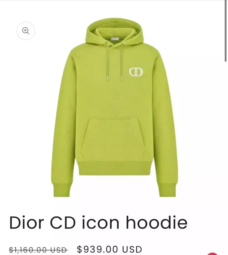 Sweat à capuche Christian Dior « CD »