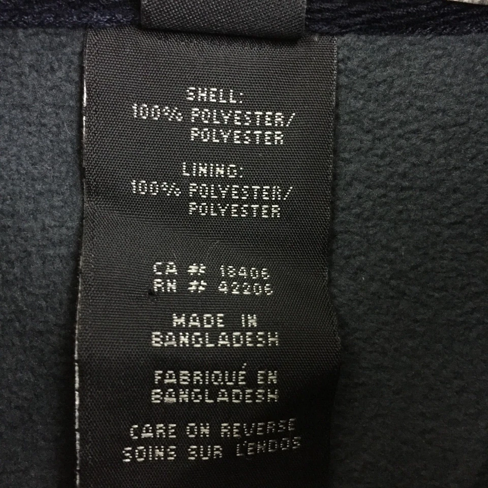 NUEVO CON ETIQUETAS STORMTECH Azul Oscuro Gris Manga Larga Polar Cremallera Completa Chaqueta Para Hombre Talla Mediana Foto 3 de 4