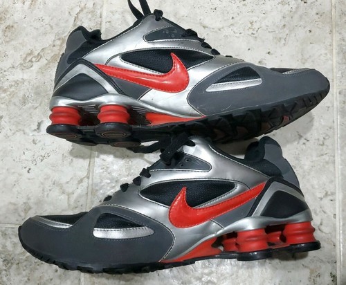 ULTRA RARE 2009 Nike Shox Heritage 386202-061 Black/Red Men's Size US10 ONLY ONE - 第 2/12 張圖片