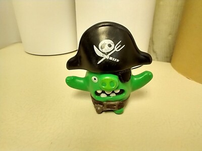 Angry Birds Pirate Pig 2.25'' Tall Toy 2016 McDonalds Happy Meal Rovio 12/15/23.