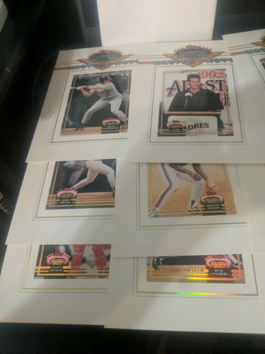 1993 Stadium Club Master Photos 5" x 7" Complete Set of 12 Cards New Open - Picture 2 of 12