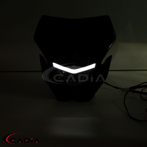 Motocross LED Headlight Enduro For Yamaha WR450F WR426F WR250R X YZ125 Supermoto - Picture 9 of 12