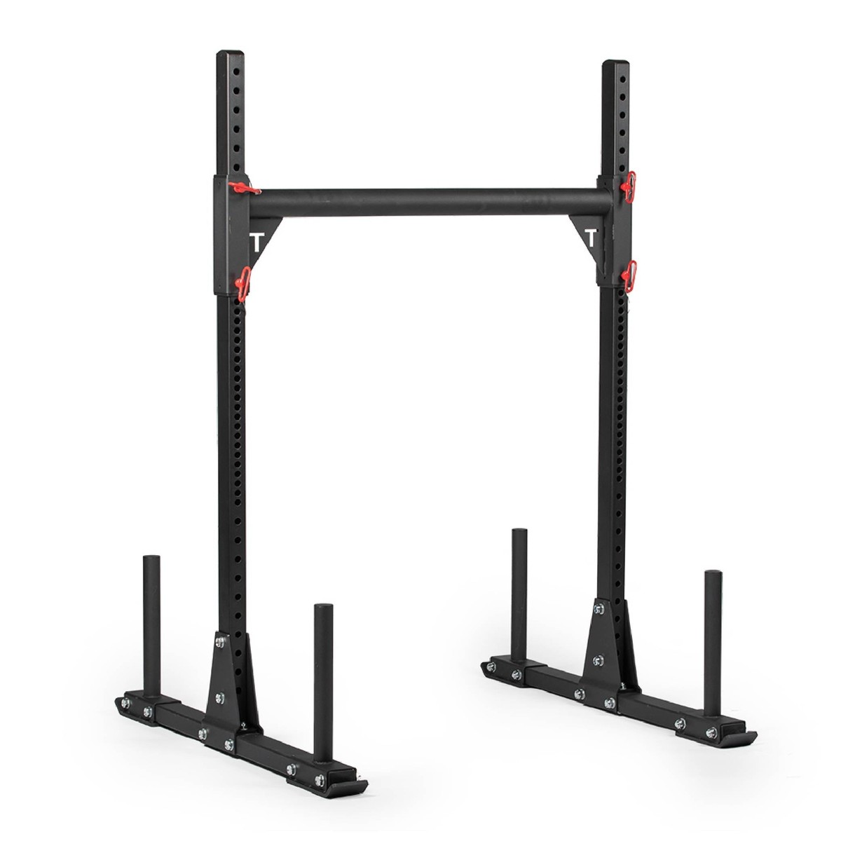 Power Rack Titan Fitness T-3 Série Courte Rouge - 24" Profondeur - Cage à Squat