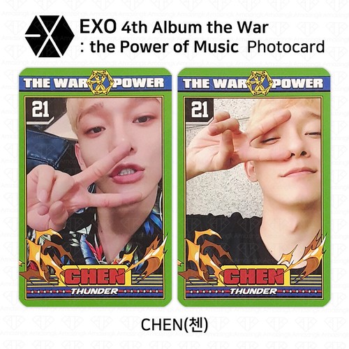 EXO The War The Power Of Music 4th Repackage Official Photocard K-POP KPOP - Picture 6 of 44