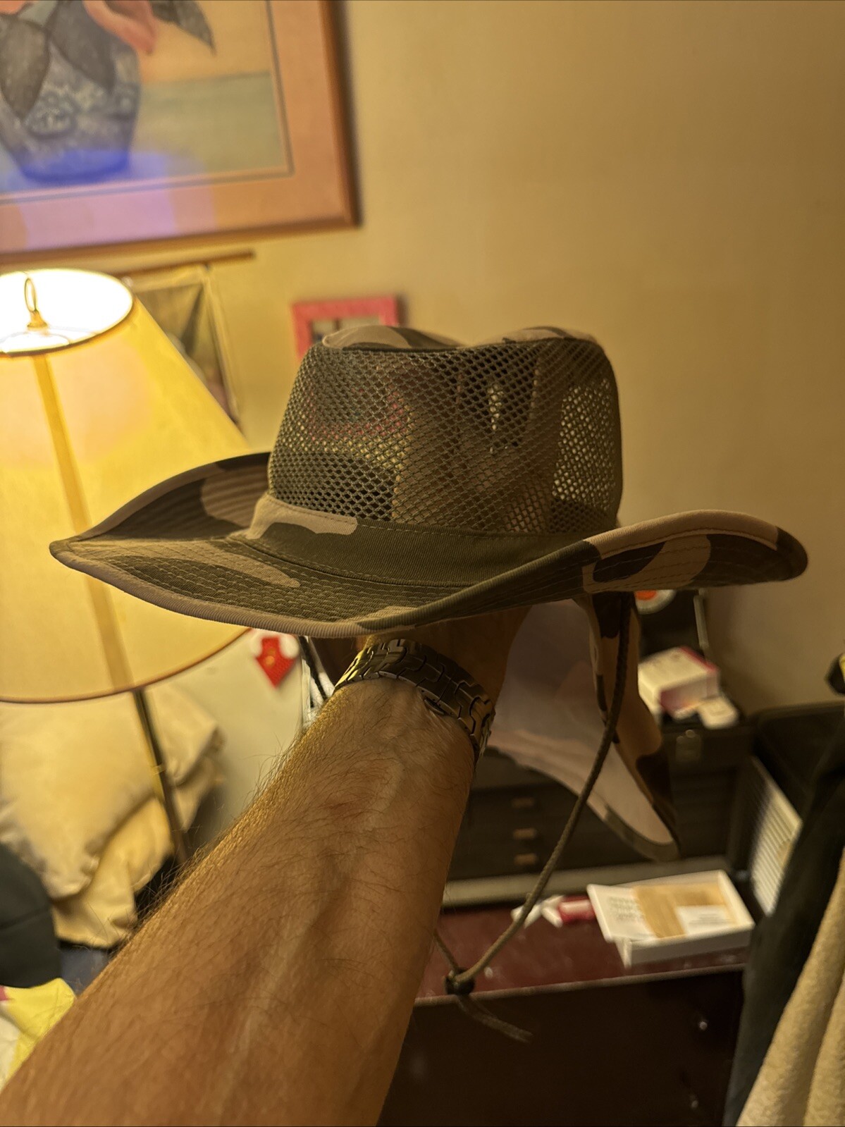 Jfh Group Wide Brim Men&rsquo;s Large Light Desert Camo NEW 