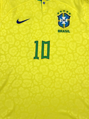 2022/23 Brazil Home Jersey #10 Neymar Jr 2XL Nike World Cup Brasil