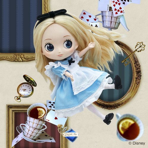 Q posket Doll Alice in Wonderland Disney Character BANDAI Qposket Figure Toy - Picture 8 of 11