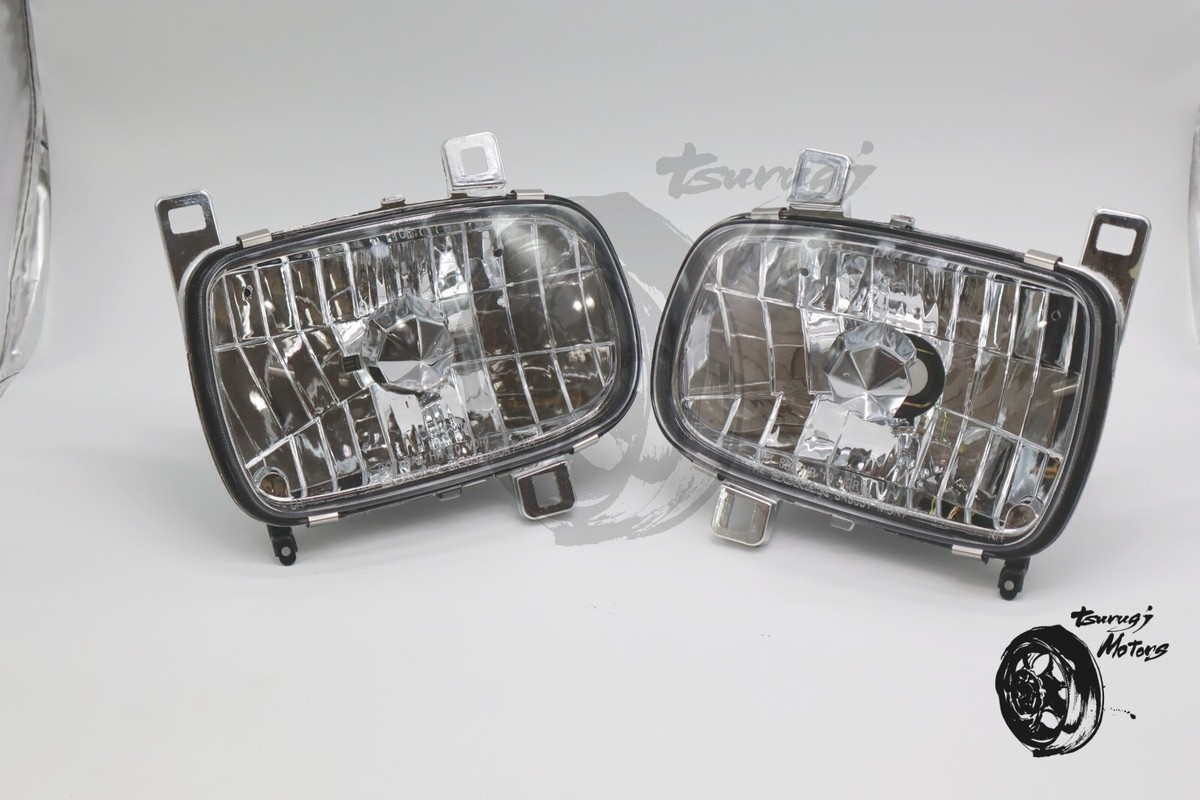 RX-7 FD3S クリスタル クリア ヘッドライト 左右セット MAZDA RX-7 RX7 FD3S SONAR Crystal Clear Headlight R&L Lights