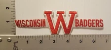 1970's / 1980's WISCONSIN BADGERS EMBROIDERED PATCH VINTAGE NCCA -