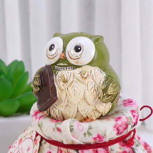 Collectible Figurine Valentine's Day Romantic Statue Resin Owl Lover Statue - 第 10/11 張圖片