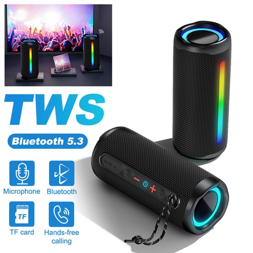 30W Bluetooth 5.3 Speaker Wireless Loud Stereo Sound Speaker Outdoor Waterproof - Picture 22 of 22