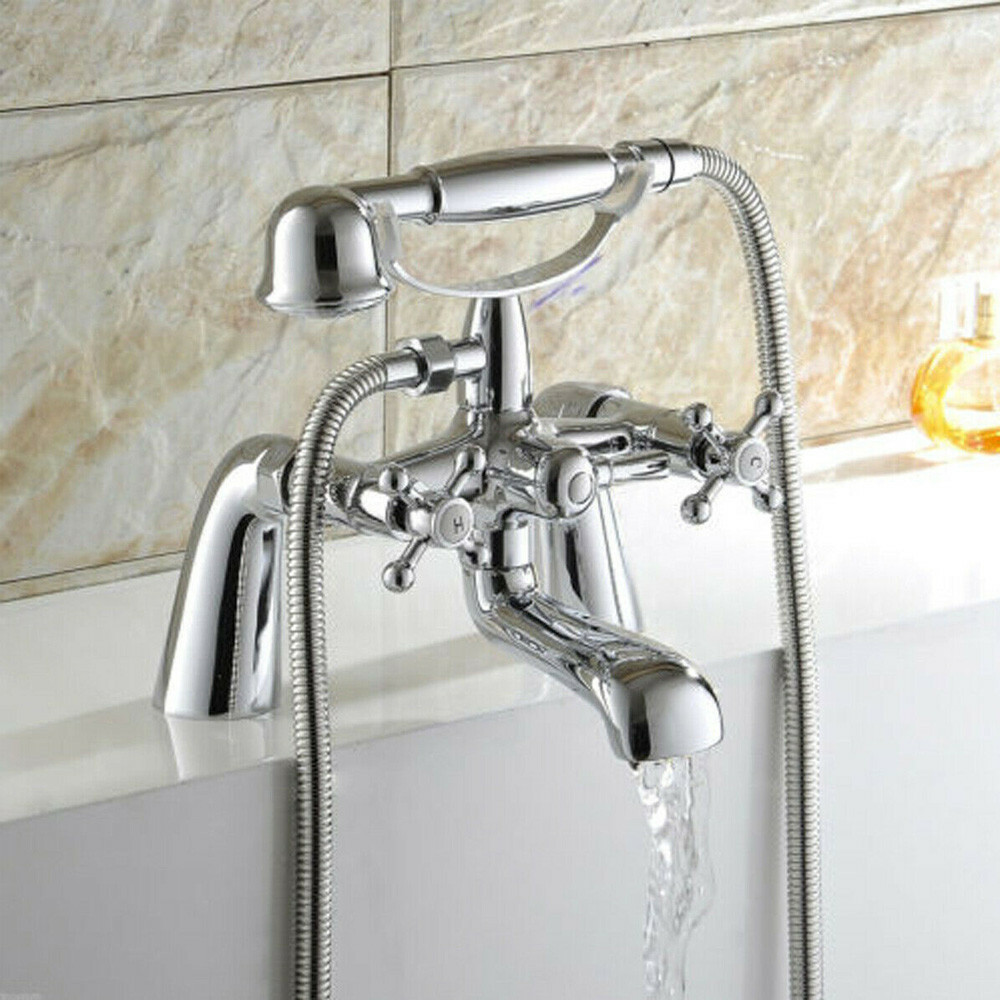 Tuscany Brass Siena Tub And Shower Faucet Anti Scald Brushed